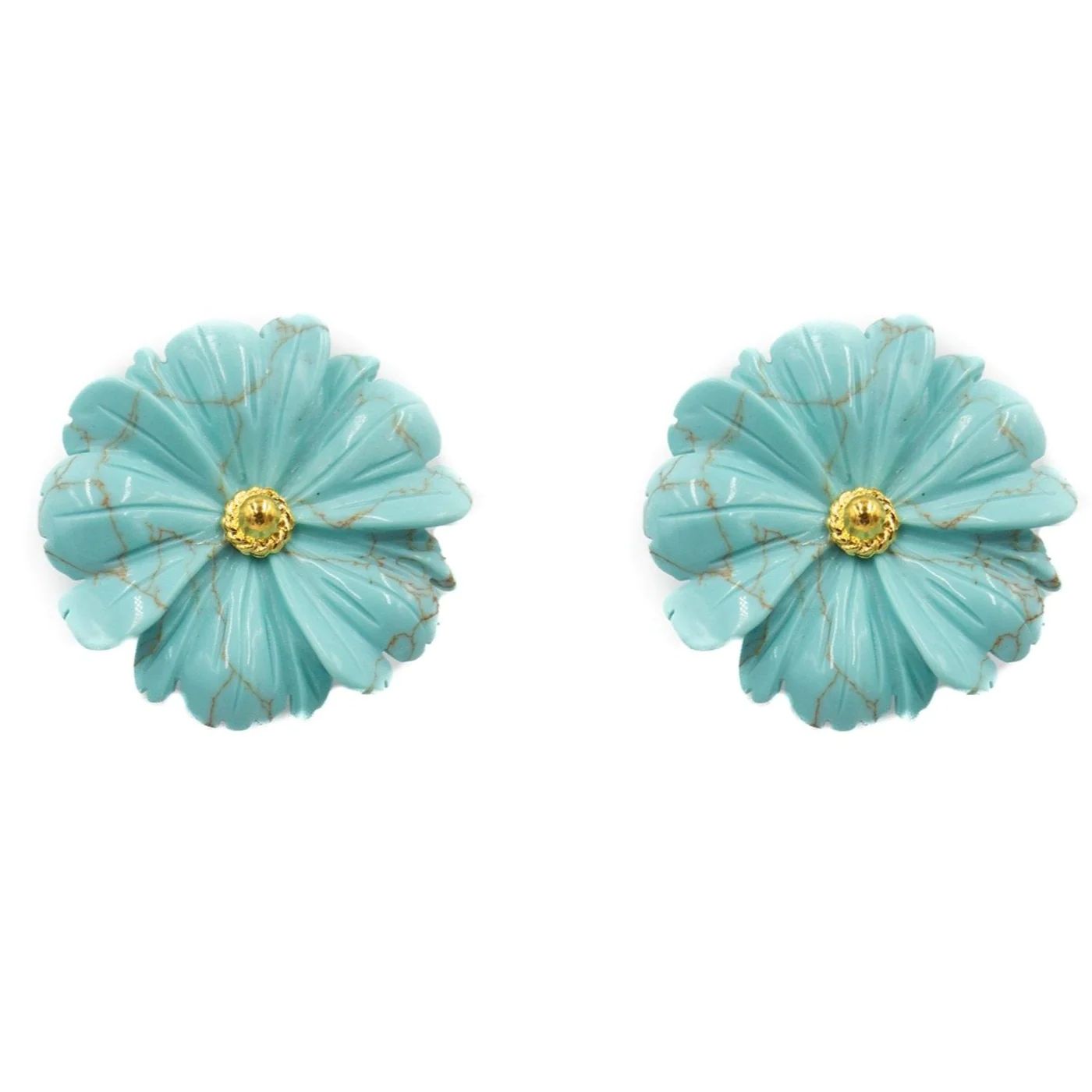Daisy Earring, Turquoise | Hazen & Co