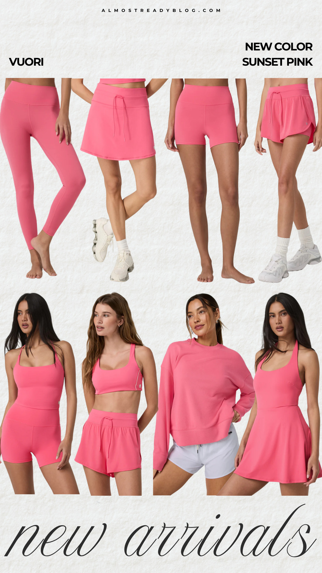 Vuori new color Sunset Pink, pink activewear, pink gym outfits, pink worikout outfits, athleisure outfit ideas, amanda west, almostreadyblog 

 

#LTKActive