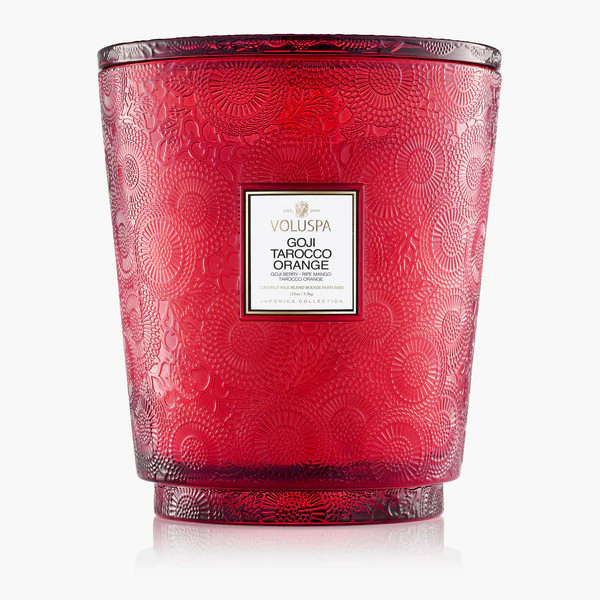 Goji Tarocco Orange - 5 Wick Hearth Candle | Voluspa