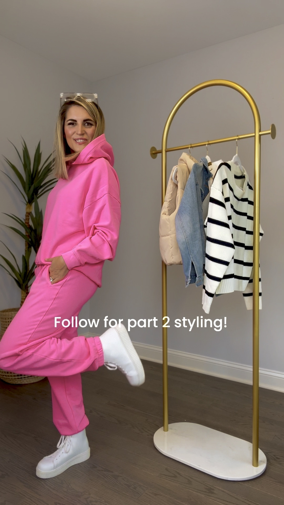 VIRAL PINK SET + High Tops
& my clothing rack!

#LTKfitness #LTKMostLoved #LTKVideo