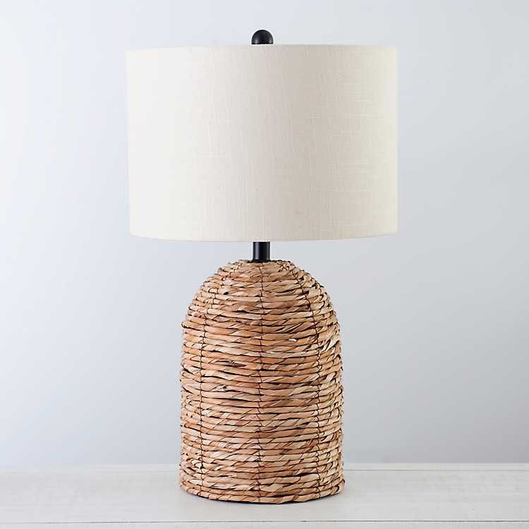 New!Natural Seagrass Wrapped Table Lamp | Kirkland's Home