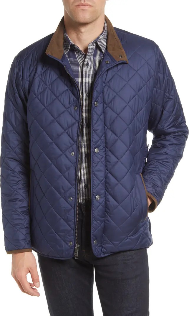 Peter Millar Suffolk Quilted Car Coat | Nordstrom | Nordstrom