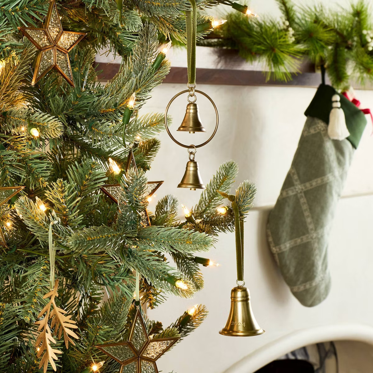 Brass Bell Ring Christmas Tree Ornament - Hearth & Hand™ with Magnolia | Target