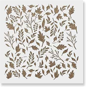 Fall Leaves Craft Stencil - Christmas Craft, Easy-to-Use for Personalized Yuletide Decorations, S... | Amazon (US)