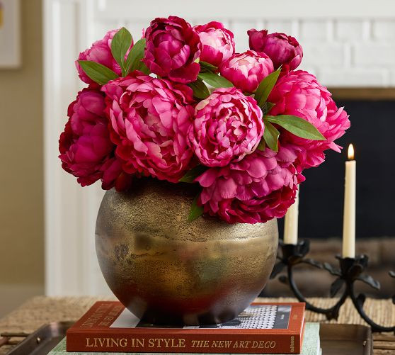 Faux Peony Bundle | Pottery Barn (US)