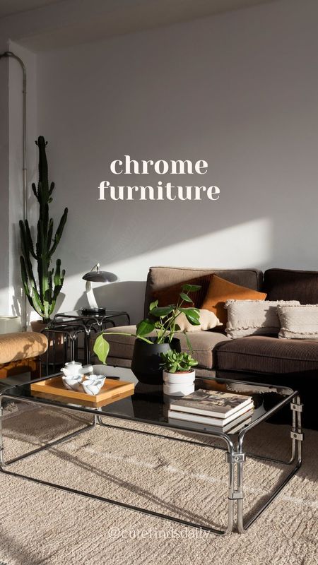 2024 Interior design trend: chrome furniture for the living room 

#homedecor #furniture #livingroom #chrome #interior 

#LTKstyletip #LTKSeasonal #LTKhome