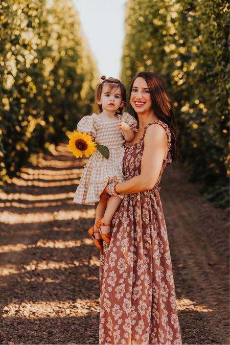 Highly recommend these dresses for fall family photos! 

My dress is from Altar’d State but Ivy City Co has mommy & me matching dresses, linked below! 

#familyphotos #photoshoot #fall #falldress #falldresses #women #kids #toddler #toddlergirldress #ootd #matching #mommyandme #mom #daughter #shoes 

#LTKkids #LTKstyletip #LTKfamily