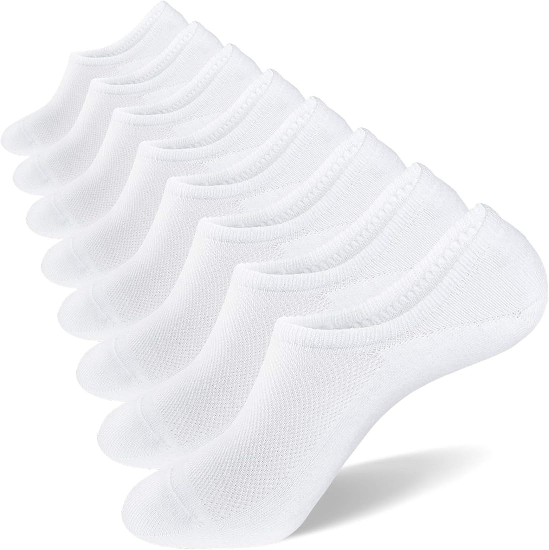 SIXDAYSOX No Show Socks for Men 6/8 pack Cotton Thin Low Cut Non Slip for Loafer Flats Sneakers 5... | Amazon (US)
