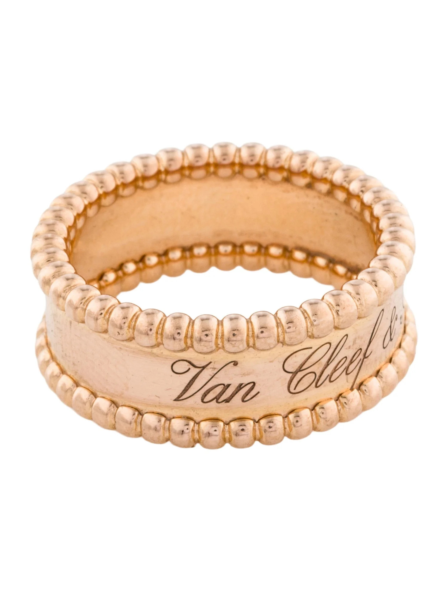 Van Cleef & Arpels Perlée Signature Ring - Band, Rings - VAC38541 | The RealReal | The RealReal