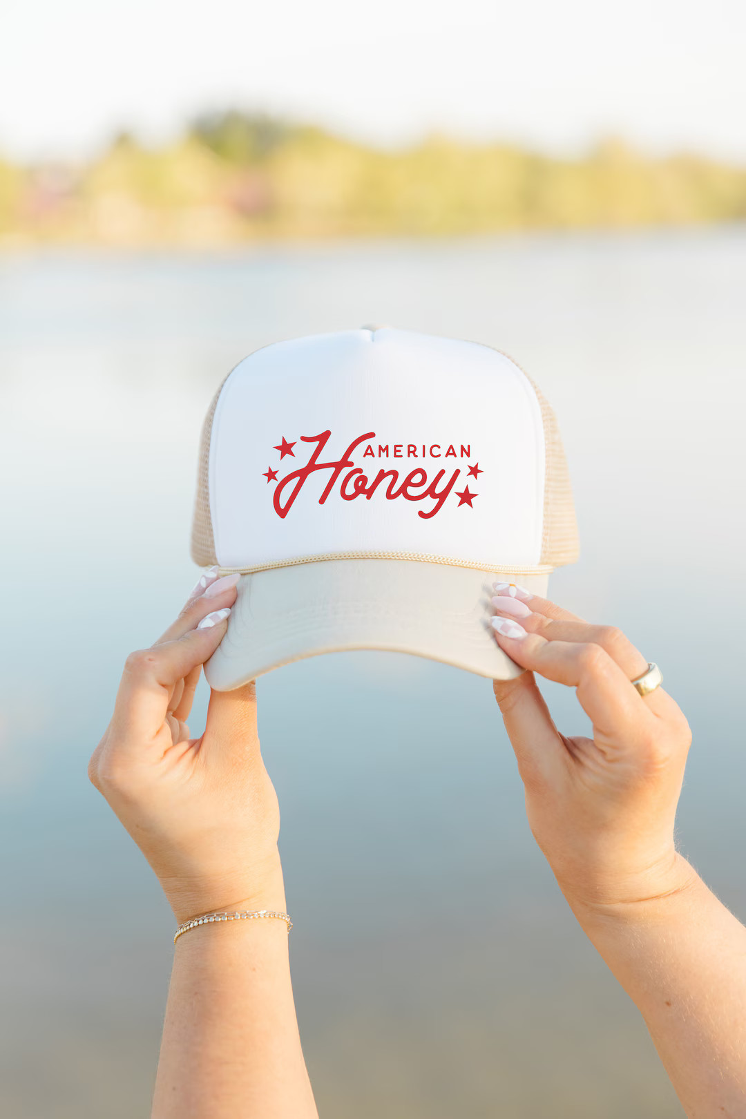 American Honey Trucker Hat Custom Trucker Hat Fourth of July Hat Western Bach Bachelorette Merch ... | Etsy (US)