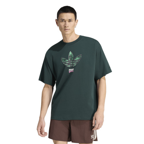 adidas Mens adidas Host City T-Shirt - Mens Shadow Green/Black Size L | Foot Locker (US)