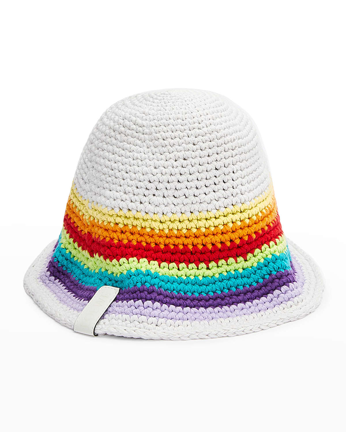Rainbow Crochet Bucket Hat | Neiman Marcus