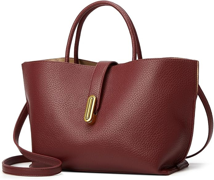 Women Vegan Leather Tote Bucket Bags Y2K Trendy Large Vintage Hobo Purses Shoulder Handbags | Amazon (US)