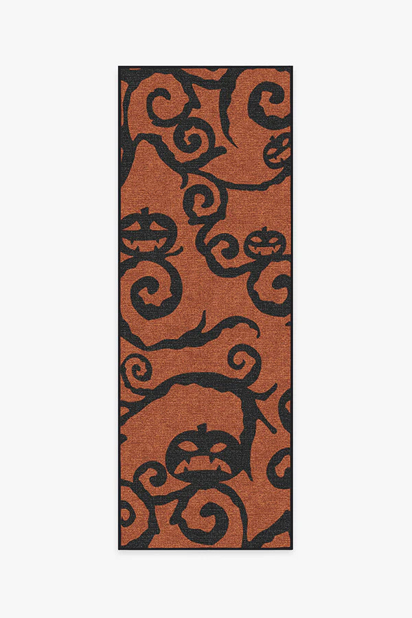 Halloween Night Rust Orange Rug | Ruggable