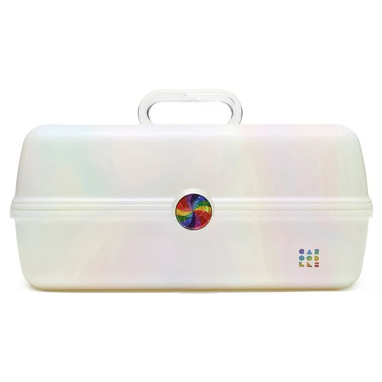 Caboodles Ultimate on-the-Go Girl XL Cosmetic Case, White Opal | Walmart (US)
