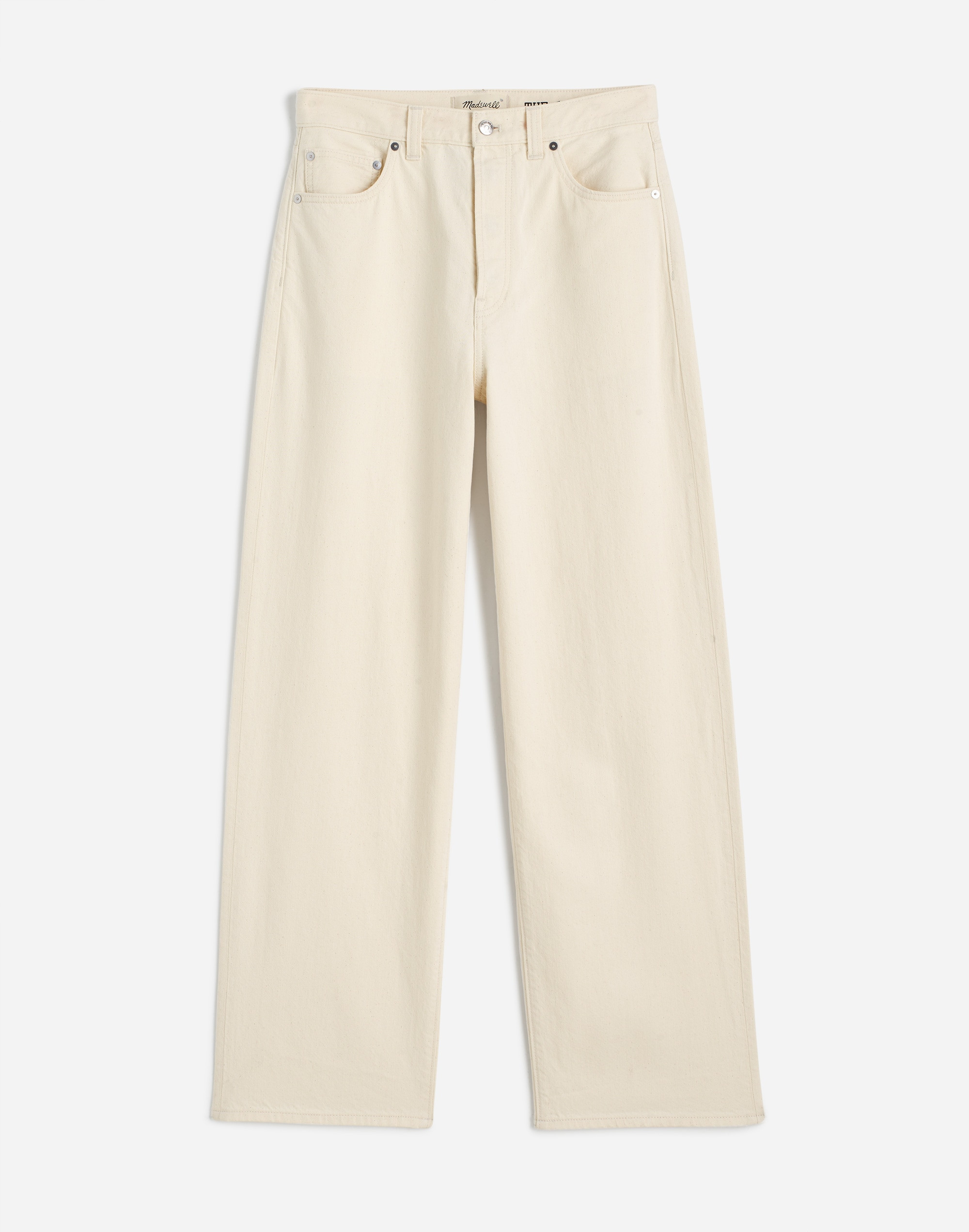 The Wide-Leg Jean in Summer Denim: Ecru | Madewell