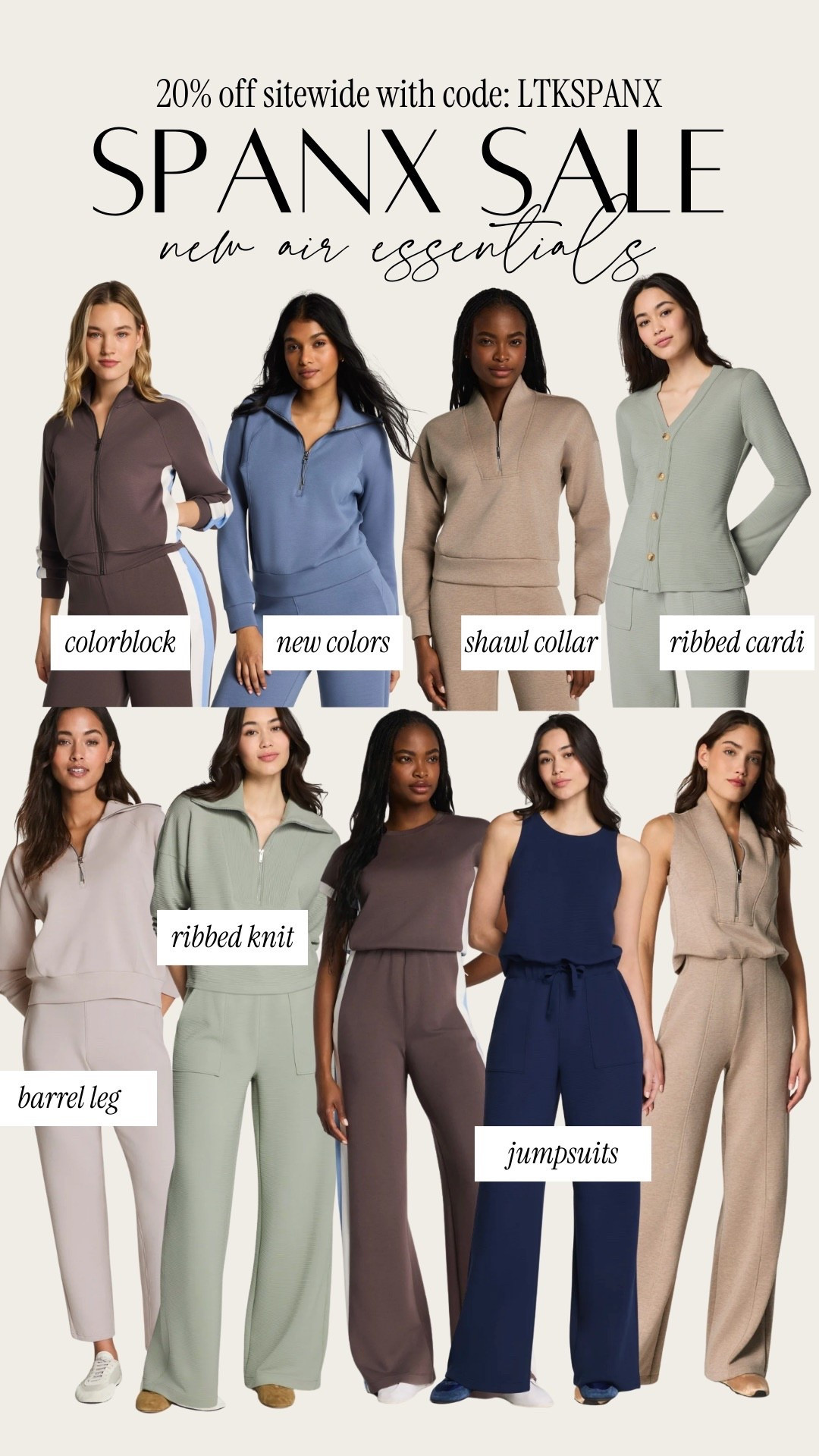 New AirEssentials from @Spanx are 20% off with code LTKSPANX 

#LTKootd #LTKSpringSale #LTKTravel