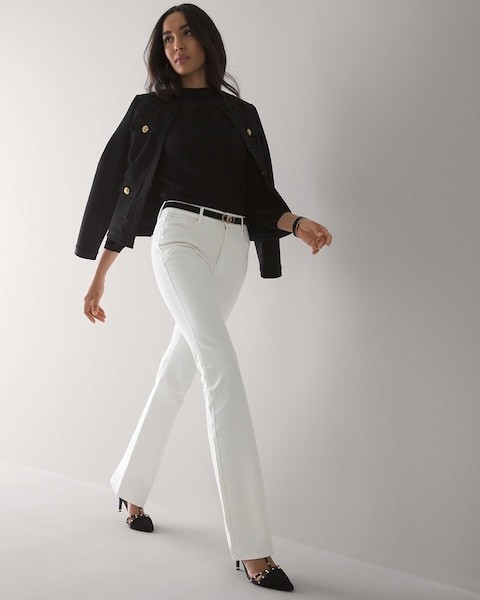 High-Rise Sculpt Skinny Flare Jeans | White House Black Market