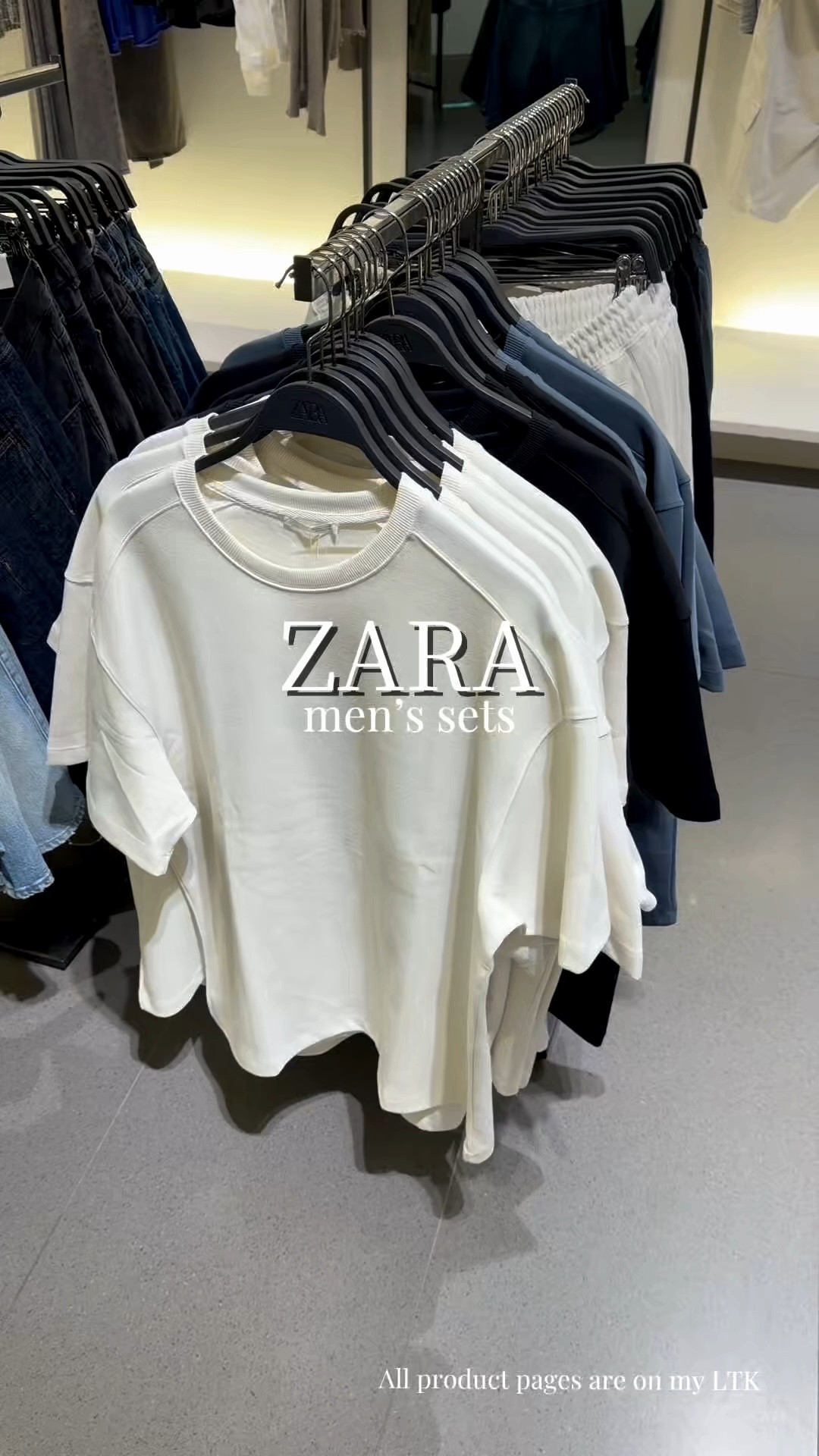 Zara men’s sets - fit a bit boxy but I’d stick true to size

#LTKootd #LTKMens