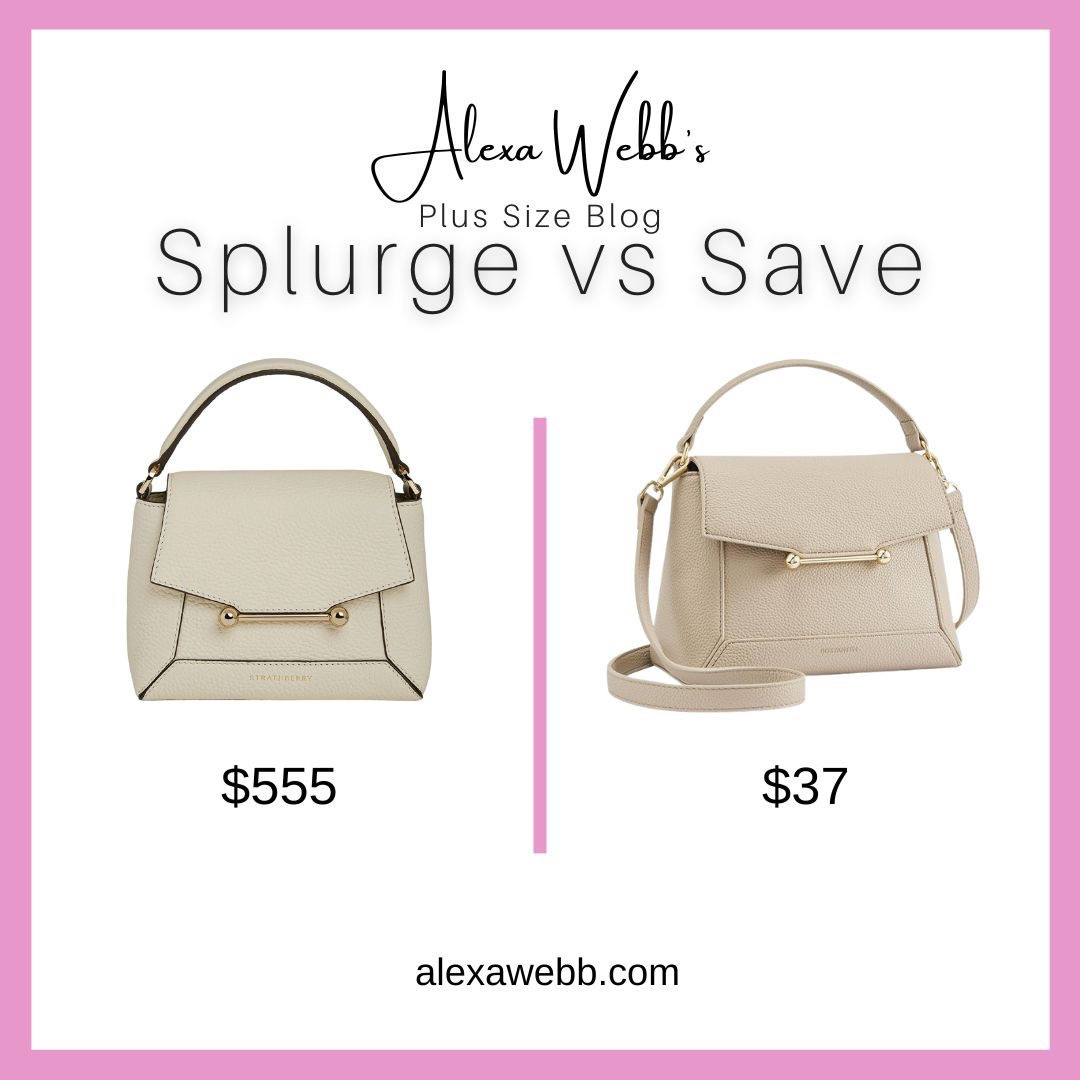 Ivory Top Handle Bag - Splurge vs Save by Alexa Webb #plussize

#LTKStyleTip #LTKPlusSize #LTKItBag