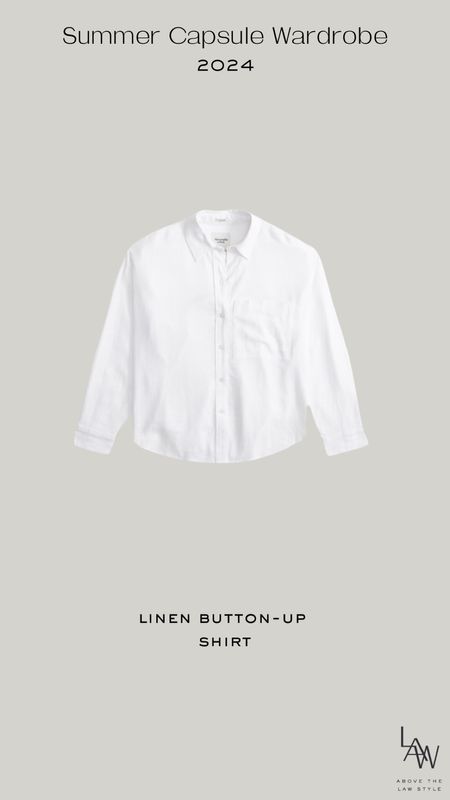 Summer Capsule: Linen Button-up Shirt

#LTKfindsunder50 #LTKstyletip #LTKfindsunder100