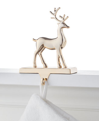 Holiday Lane Sugar Plum Reindeer Stocking Holder, Created for Macy's - Macy's | Macy's