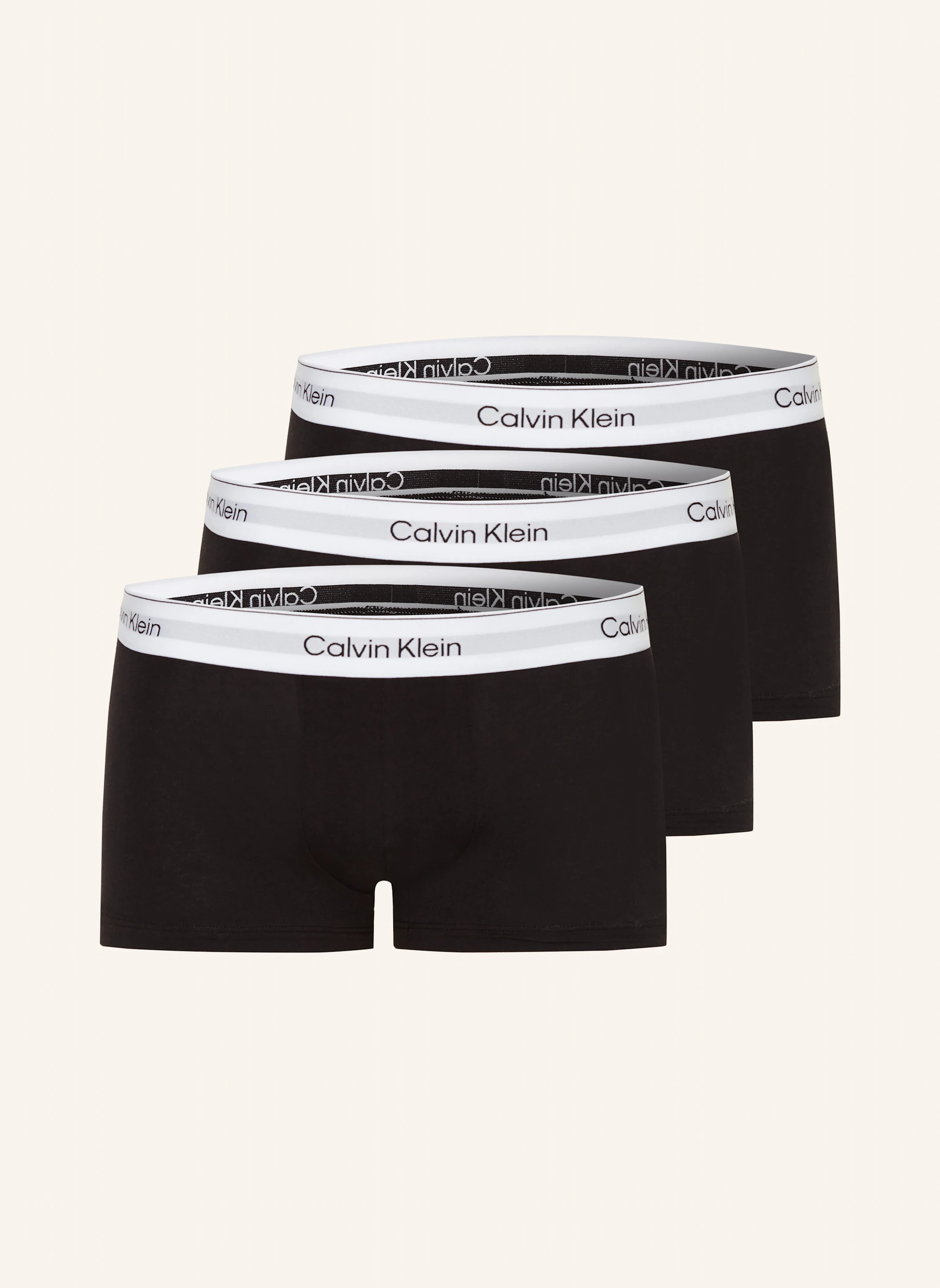 Calvin Klein 3er-Pack Boxershorts ICON COTTON STRETCH Low Rise in schwarz | Breuninger (DACH)