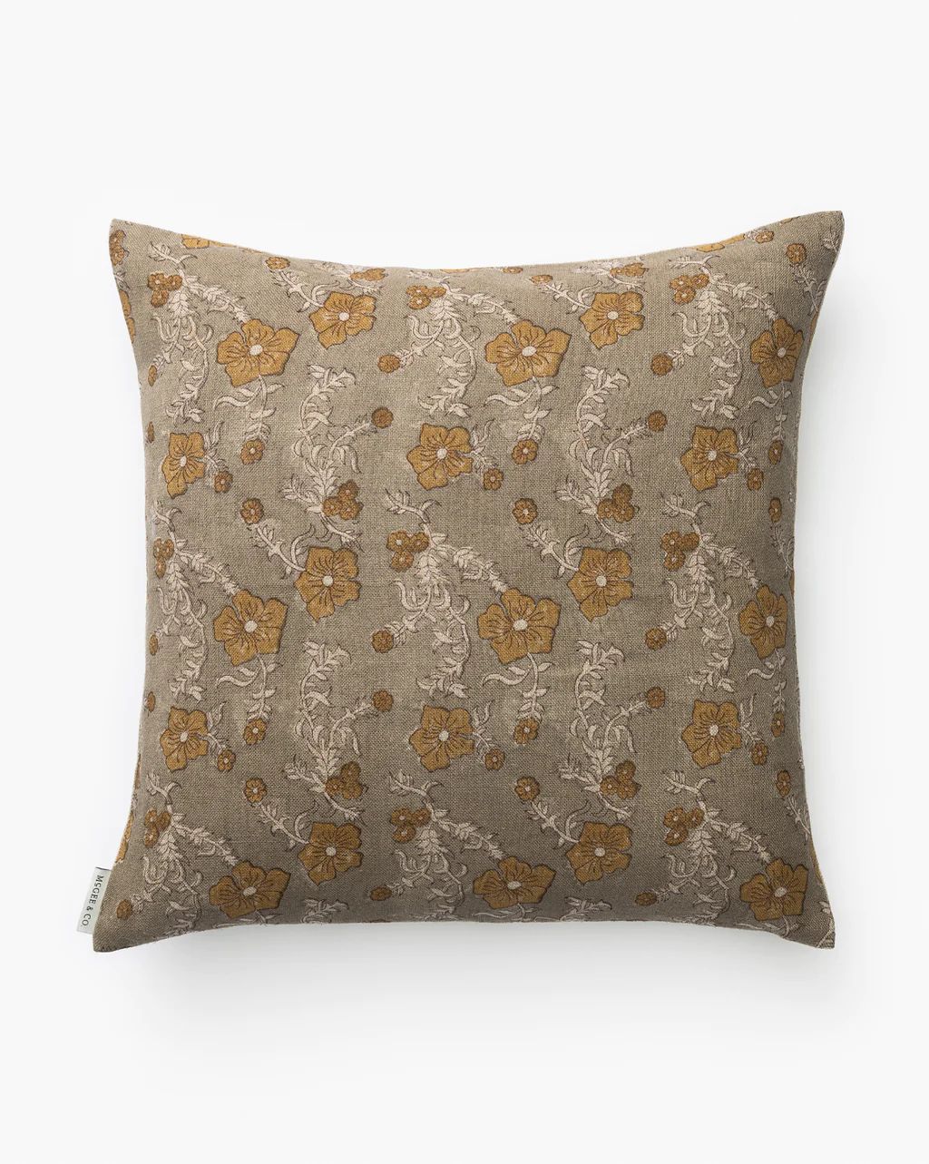 Orchid Floral Pillow Cover | McGee & Co.
