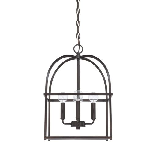 Capital Lighting Fixture Company HomePlace Matte Black 13 Inch Four Light Pendant 527542mb | Bell... | Bellacor