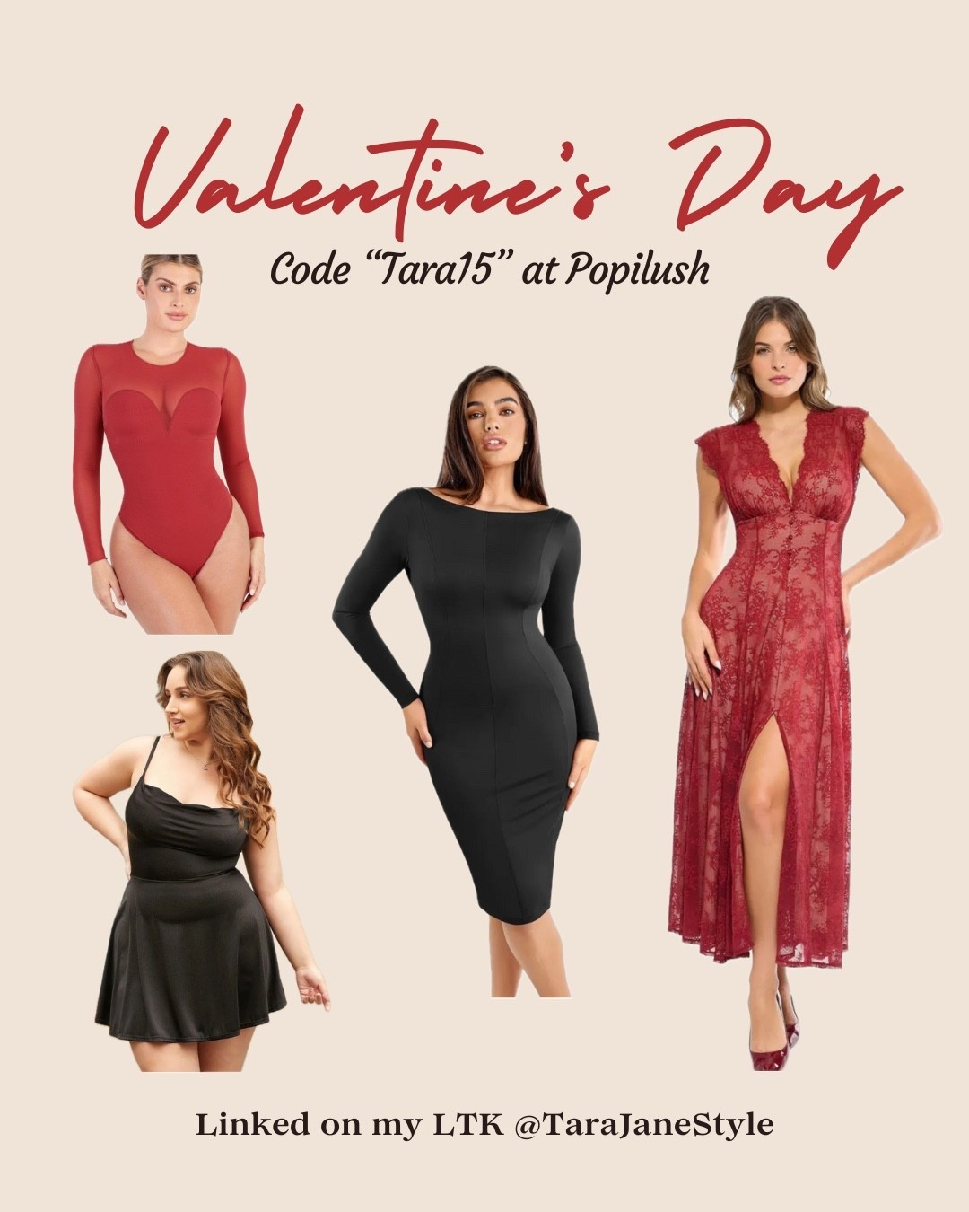 Valentine’s Day dresses and looks. Red is available in all.

I wear a 2x/3x depending on the measurements- code Tara15 to save 15%

#LTKSaleAlert #LTKMidsize #LTKPlusSize