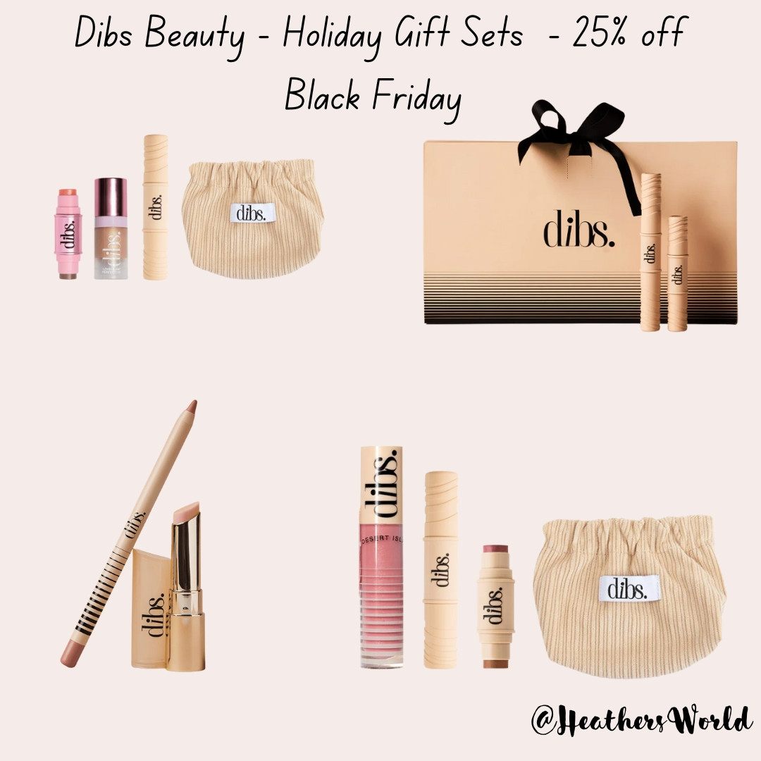 Dibbs Beauty Holiday Gift Sets 25% Off 

 #LTKCyberWeek #LTKgiftguide #LTKbeauty
