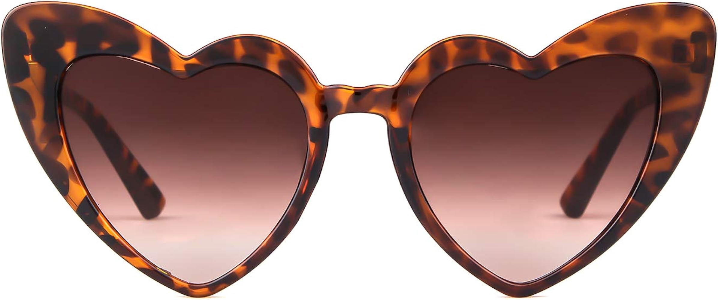 GIFIORE Heart Sunglasses Vintage Retro Oversized Heart Shaped Cat Eye Sun Glasses | Amazon (US)