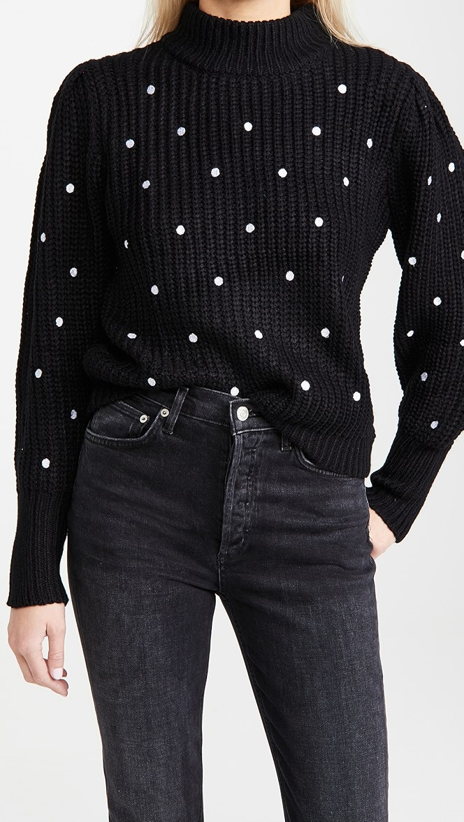 Dot Embroidered Sweater | Shopbop
