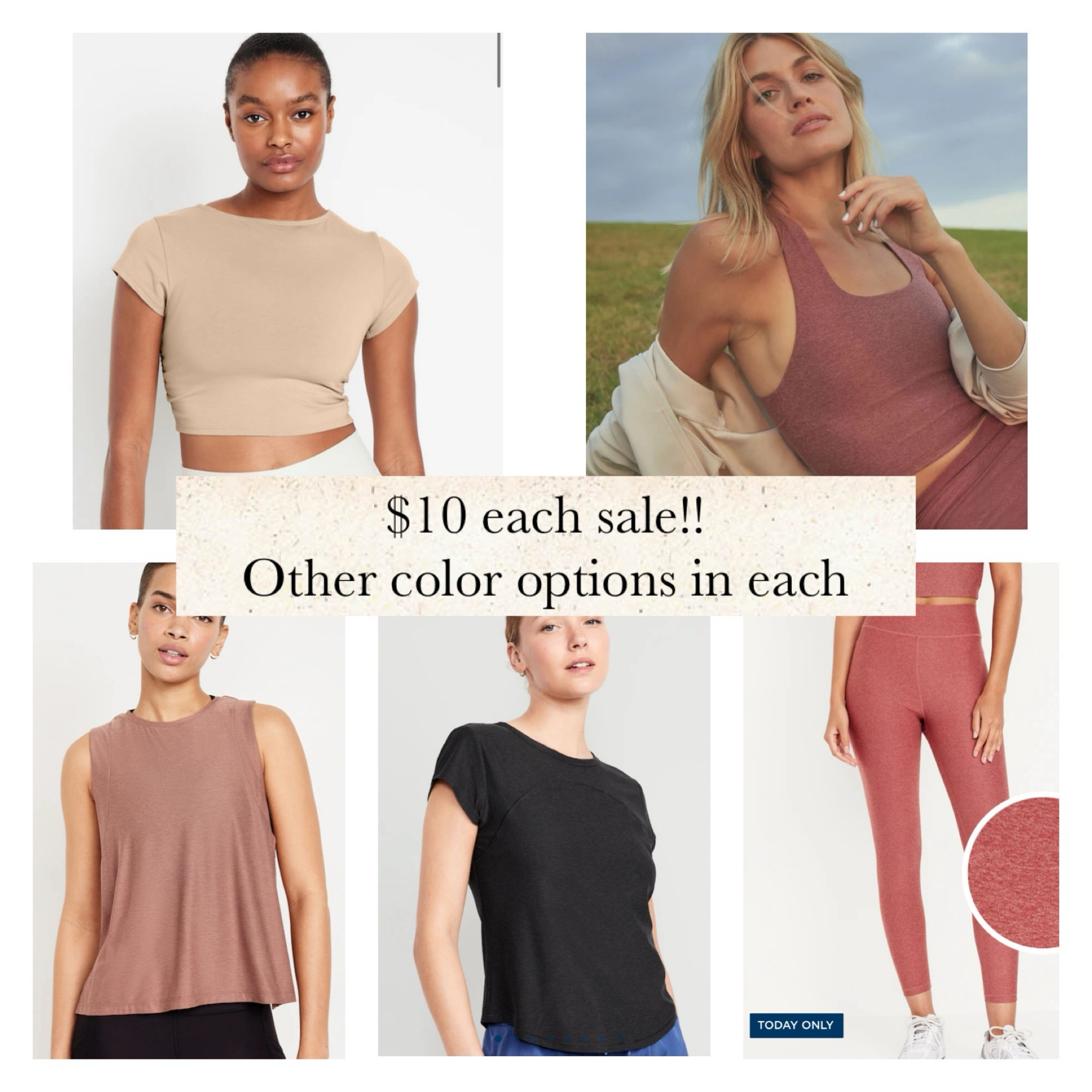 $10 each sale! Other color options available! 

#LTKsalealert #LTKfitness #LTKmidsize