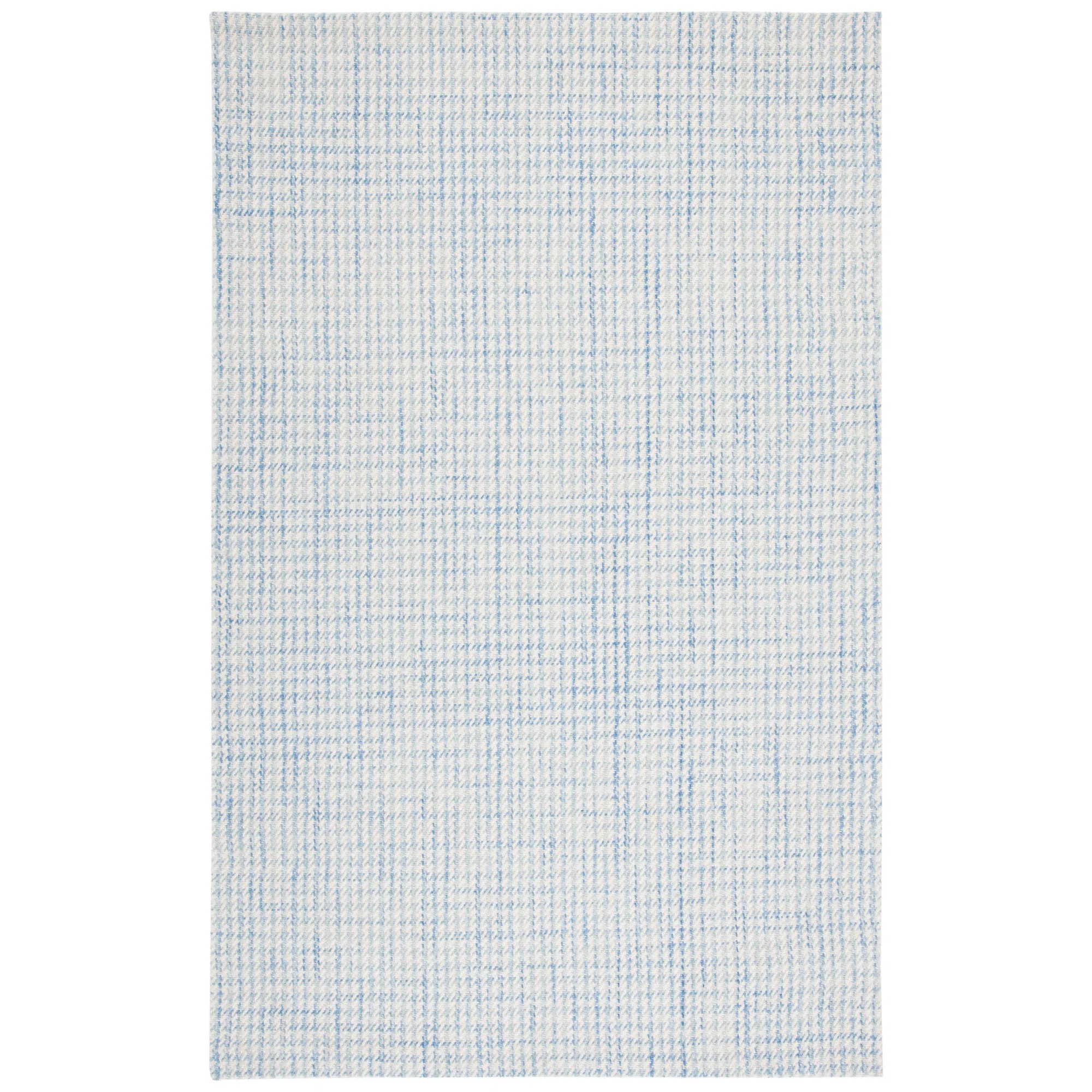 Earie Hand Woven Wool And Cotton Houndstooth Rug | Wayfair North America
