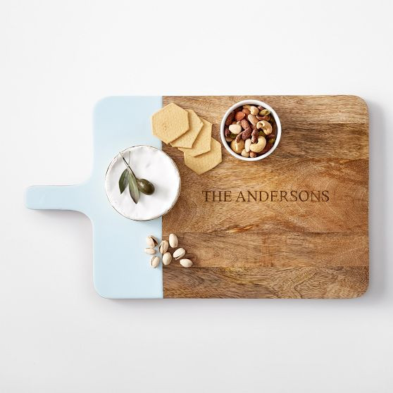 Wood and Enamel Handled Cheese Board​ | Mark and Graham