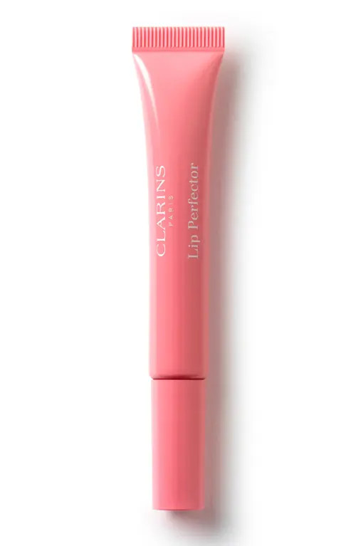 Clarins Lip Perfector Peptide-Plumping & Hydrating Lip Gloss in Rose Shimmer at Nordstrom | Nordstrom