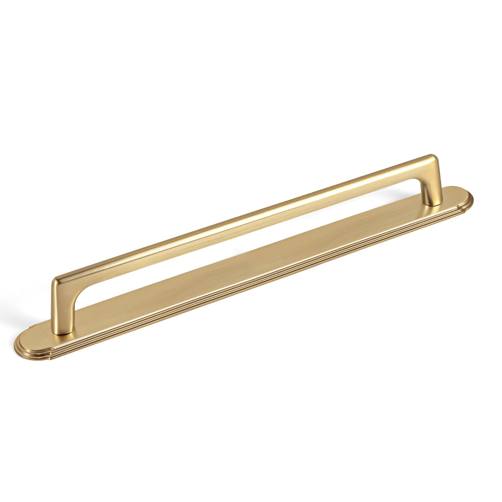 Goo-Ki Champgne Bronze Cabinet Pulls with Backplate, 7.6''(192MM) Hole Centers Zinc Alloy Cabinet... | Amazon (US)