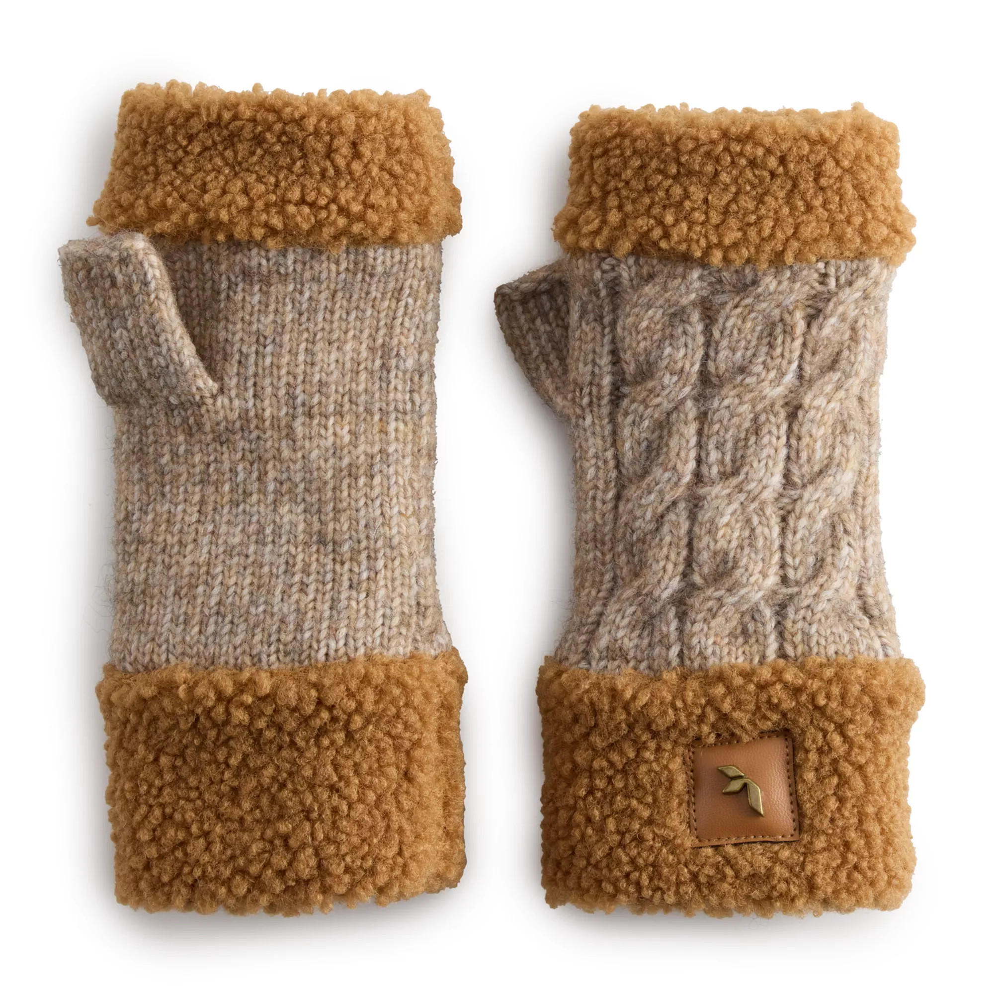 Women's Koolaburra by UGG Cable Knit Fingerless Gloves | Kohl's