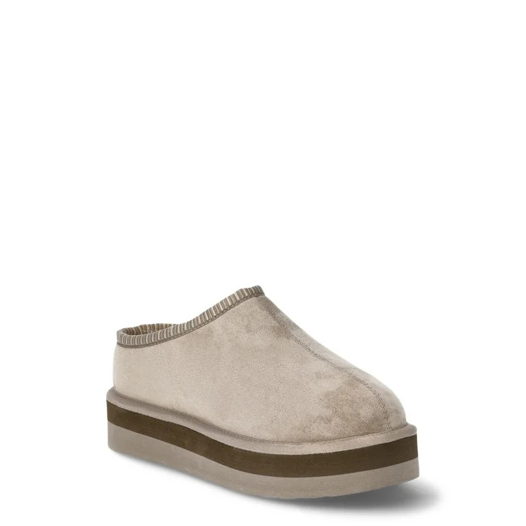 Pawz Women’s Hazel Platform Clog Slippers, Sizes 6-11 - Walmart.com | Walmart (US)