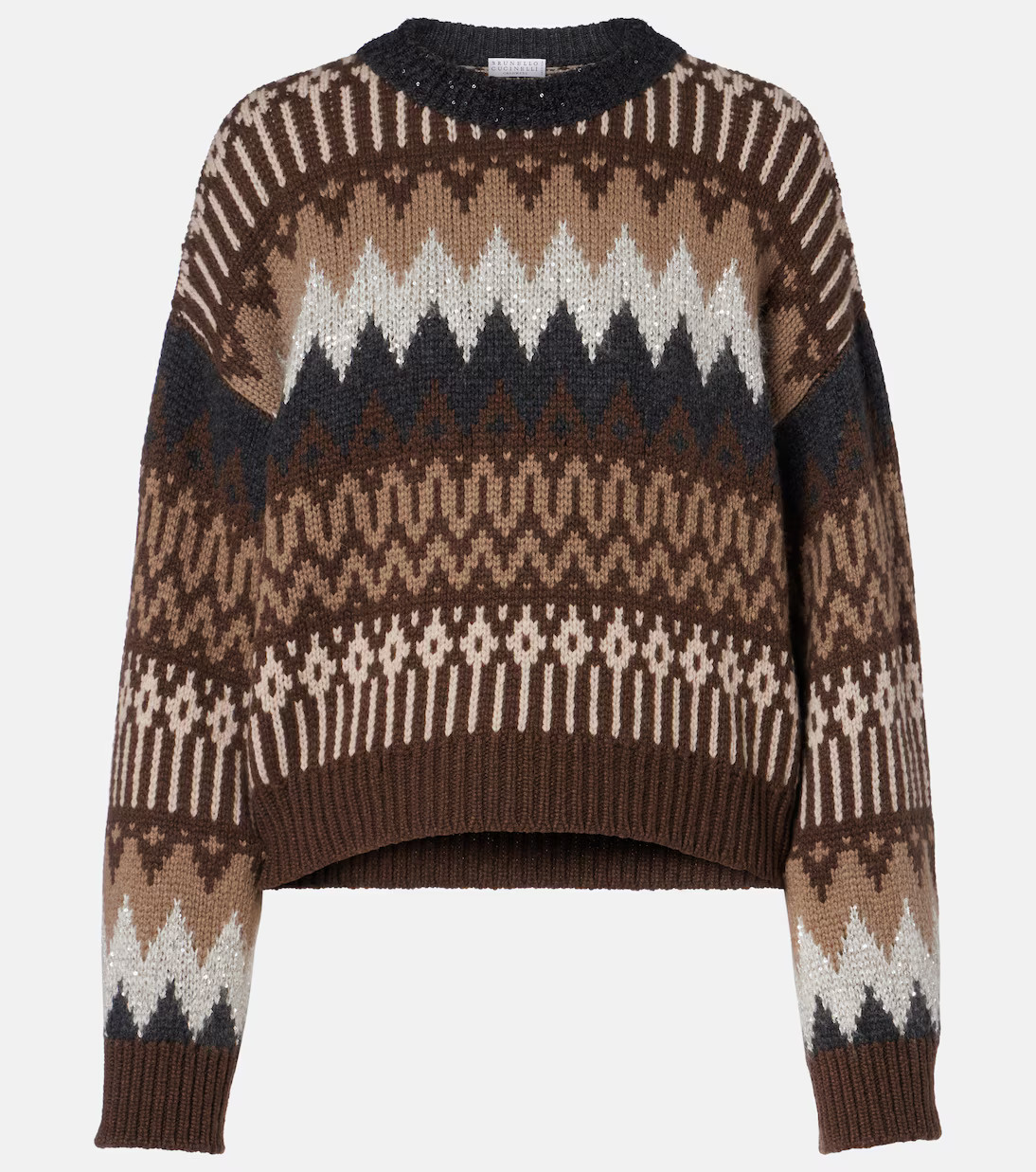 Cashmere jacquard sweater | Mytheresa (INTL)