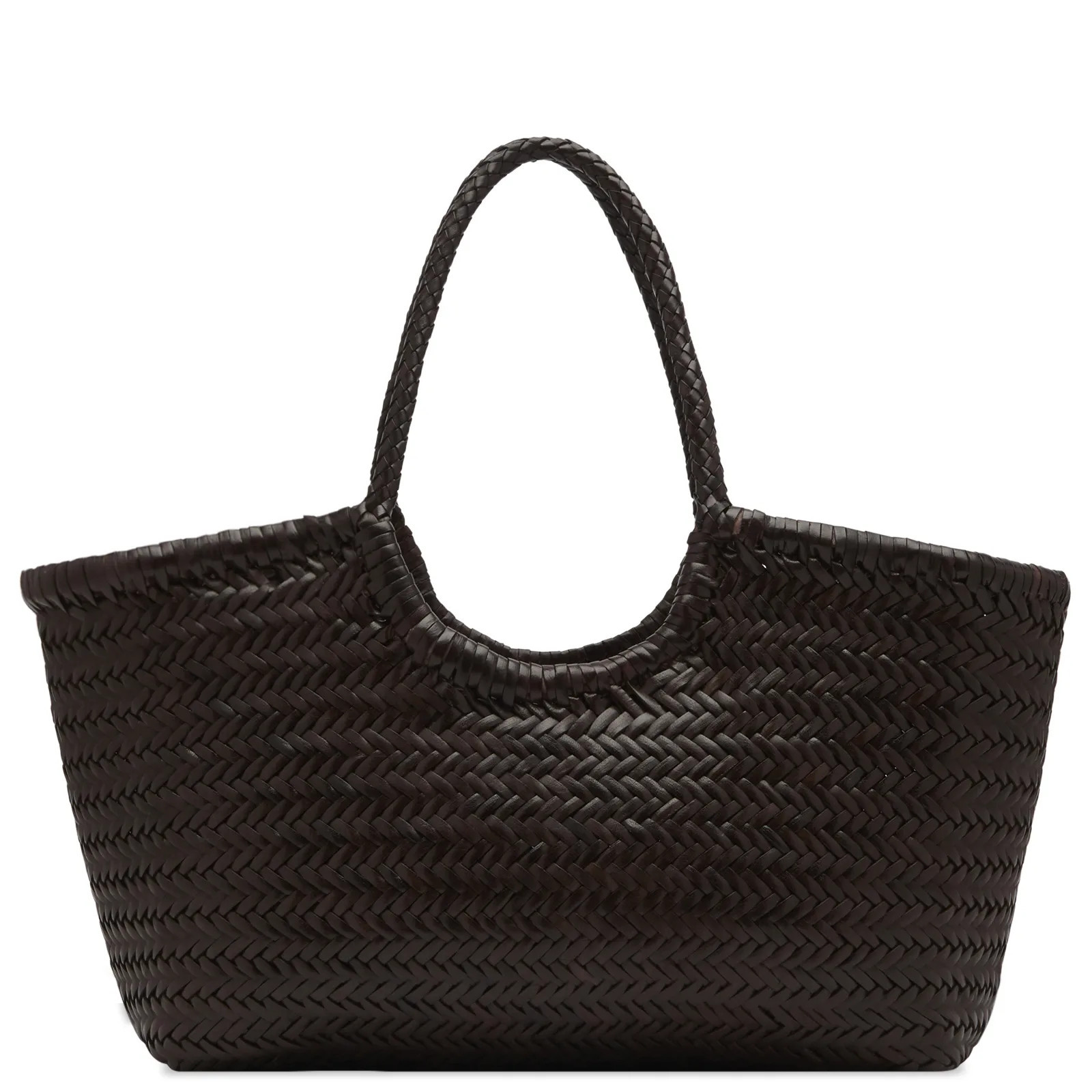Dragon Diffusion Women's Nantucket Basket Bag Dark Brown | END. Clothing