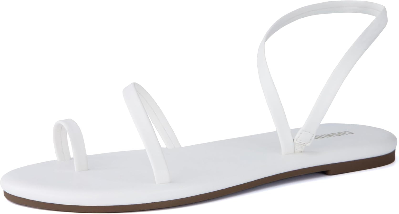 CUSHIONAIRE CHAI Women’s Strappy Sandals – Flat Sandals for Women, Comfortable Beach Sandals,... | Amazon (US)