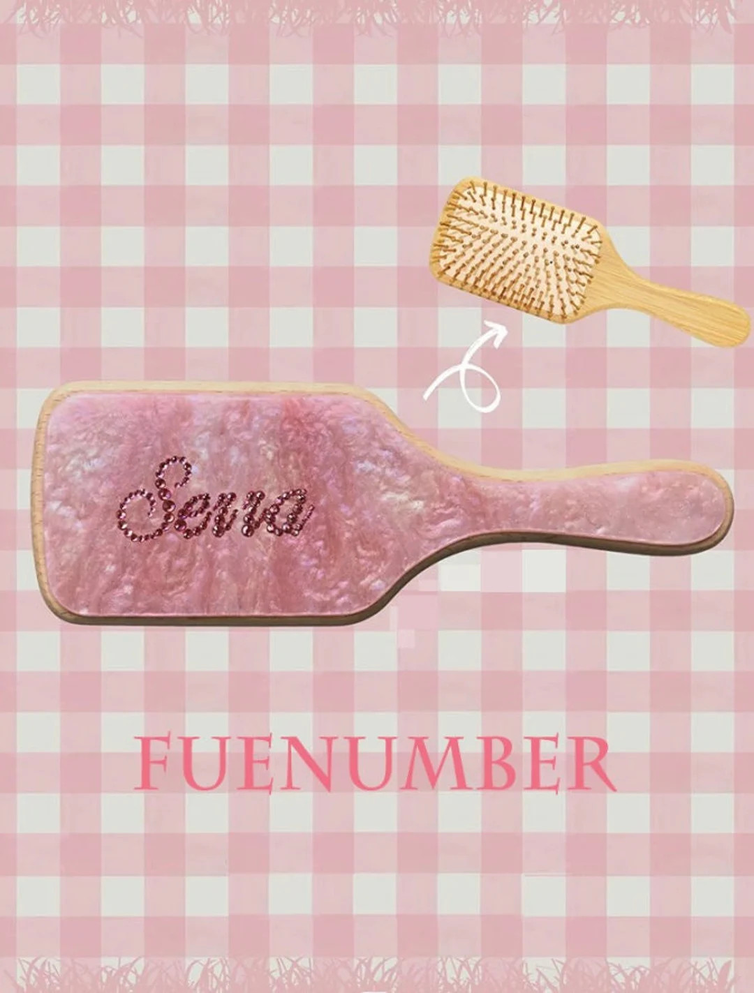 Personalised Hairbrush,custom Pink Paddle Hairbrush,bridesmaid Gift,birthday Gift for Girl - Etsy | Etsy (US)