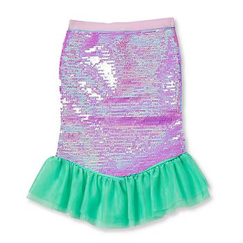 Disney Collection Girls The Little Mermaid Ariel Swimsuit Cosplay Tail Cover-Up Skirt | JCPenney
