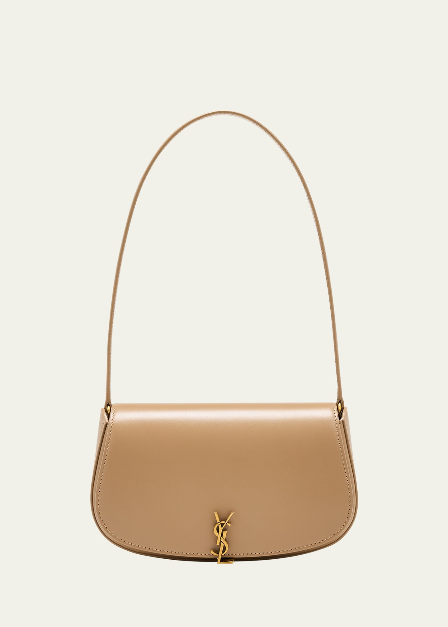 Saint Laurent Voltaire Mini YSL Flap Leather Shoulder Bag | Bergdorf Goodman