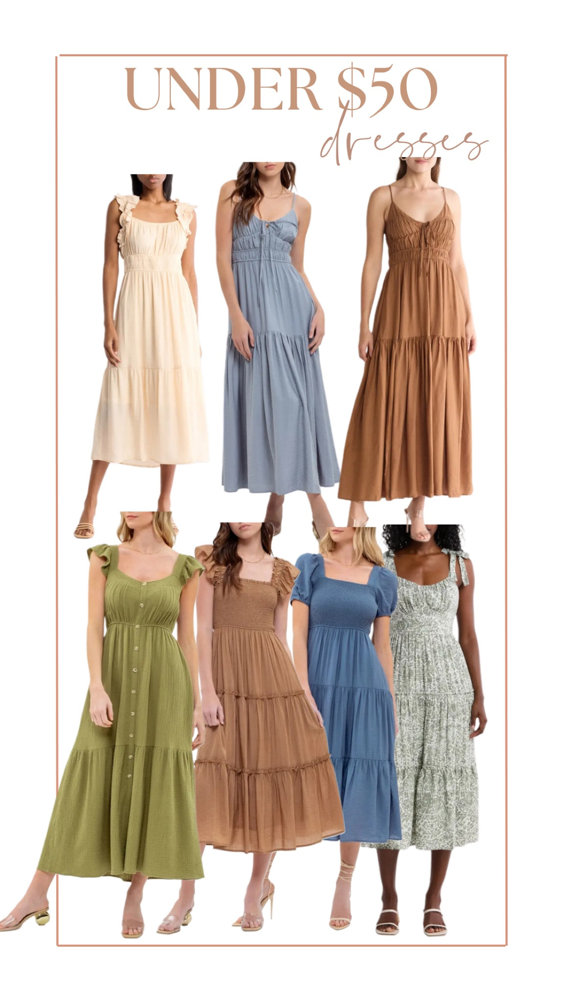 Women’s dresses for under $50