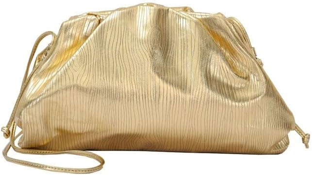 CARZA Women Sparkly Cloud Evening Clutch Dumpling Crossbody Bag Clutch Purses Drawstring Strap fo... | Amazon (US)