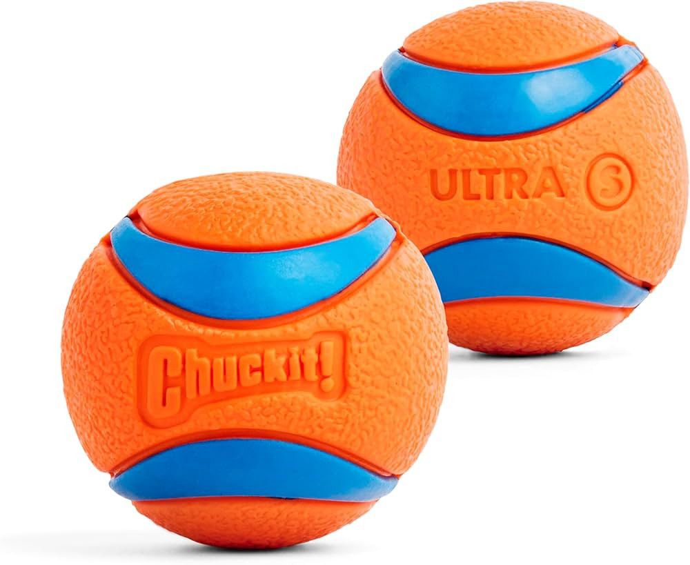 Chuckit! Ultra Ball Dog Toy - Small Bouncy Fetch Balls For Dogs 0-20 lbs - Made from Durable Rubb... | Amazon (US)