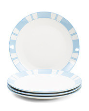 Set Of 4 Porcelain Montauk Dinner Plates | Marshalls